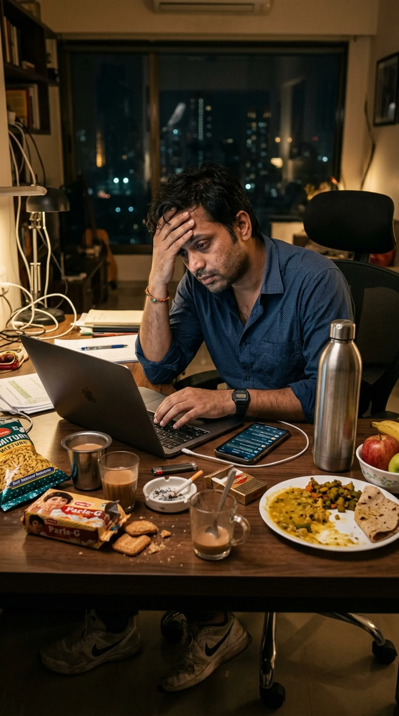 The Indian Stress Loop: Chai, Cigarettes, Sleep Loss and Belly Fat