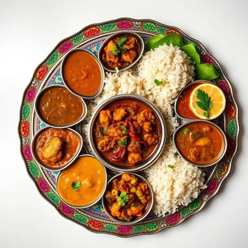 Healthy Indian meal prep with dal, roti, paneer, and vegetables