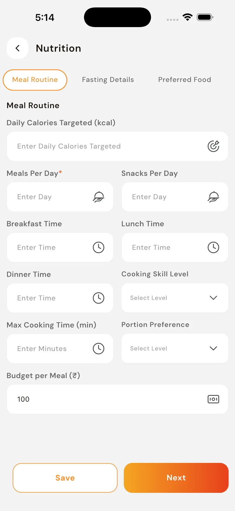 Update preferences