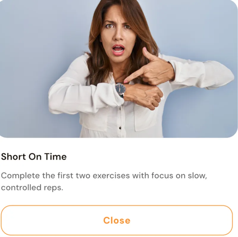 GoFitYatra short on time workout adaptation